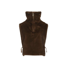 Load image into Gallery viewer, OakWood Yasmine Faux Fur with Collar in Chocolate
