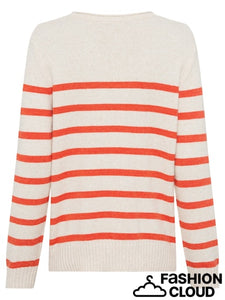 Olsen Long Sleeve Pullover in Golden Orange