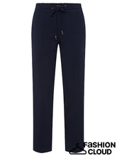 Load image into Gallery viewer, Olsen Casual Cropped Trousers in Ink Blue
