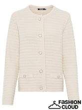 Load image into Gallery viewer, Olsen Long Sleeve Cardigan In Canvas Beige
