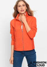 Load image into Gallery viewer, Olsen Long Sleeve Jersey Jackets in Golden Orange
