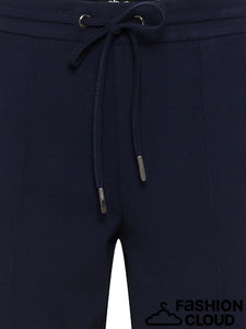 Olsen Casual Cropped Trousers in Ink Blue