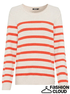 Olsen Long Sleeve Pullover in Golden Orange