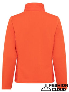 Olsen Long Sleeve Jersey Jackets in Golden Orange