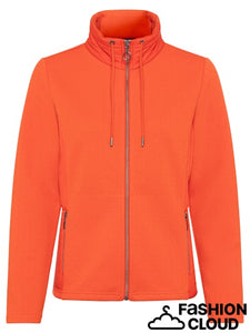 Olsen Long Sleeve Jersey Jackets in Golden Orange