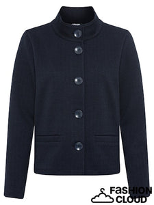 Olsen Long Sleeve Jersey Jacket in Ink Blue !!