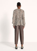 Load image into Gallery viewer, Riani Zebra Print Blouse with Ruffles
