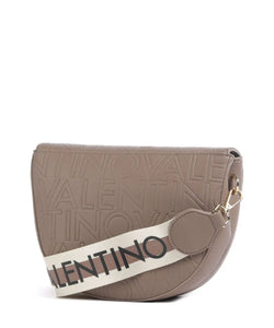Valentino Pansy Saddle Bag in Taupe