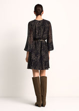 Load image into Gallery viewer, Riani Chiffon Dress with Zebra Print
