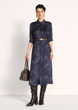 Load image into Gallery viewer, Riani Midi Dress with Zebra Print
