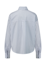 Load image into Gallery viewer, Riani Striped Blouse with Tie
