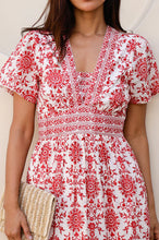 Load image into Gallery viewer, Aspiga Pippa Dress Dress in Red/Ecru
