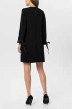 Load image into Gallery viewer, Luisa Cerano Mini Dress with Tie Detail in Black
