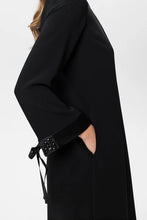 Load image into Gallery viewer, Luisa Cerano Mini Dress with Tie Detail in Black
