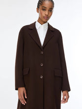 Load image into Gallery viewer, iBlues Baldo Striaght-Fit Coat in Brown
