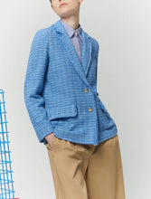 Load image into Gallery viewer, iBlue Sorriso Fitted Blazer in Light Blue
