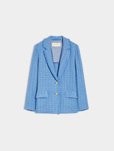 Load image into Gallery viewer, iBlue Sorriso Fitted Blazer in Light Blue
