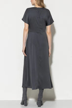 Load image into Gallery viewer, Luisa Cerano Maxi Dress with Pleated Details
