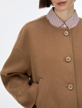 Load image into Gallery viewer, iBlues Riga Cocoon Jacket in Camel
