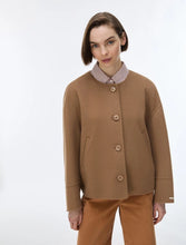 Load image into Gallery viewer, iBlues Riga Cocoon Jacket in Camel
