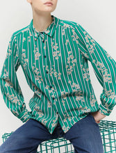 Load image into Gallery viewer, iBlue Flowing Shirt in Green
