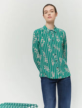 Load image into Gallery viewer, iBlue Flowing Shirt in Green
