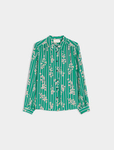 iBlue Flowing Shirt in Green