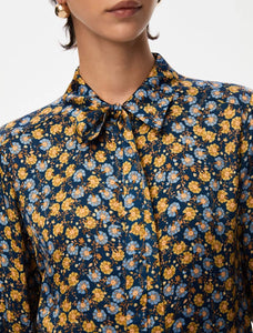 iBlue Kapok Blouse in Midnight Blue