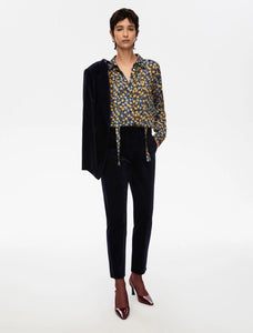 iBlue Kapok Blouse in Midnight Blue