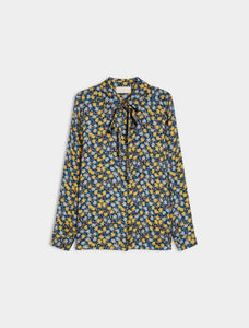 iBlue Kapok Blouse in Midnight Blue
