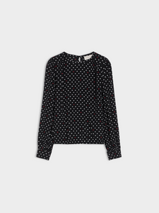 iBlue Brianza Blouse in Black Spotted