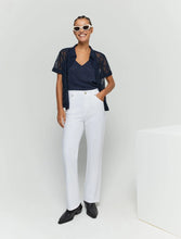 Load image into Gallery viewer, iBlue Onore Flared Trousers in White
