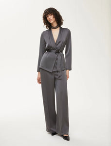 iBlue Sandalo Trousers in Dark Grey