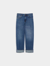 Load image into Gallery viewer, iBlues Charlotte Barrel-Leg Jeans in Blue
