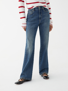 iBlue Jane Bootcut Jean in Blue