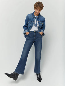 iBlue Marylinpowe Bootcut Jeans in Blue