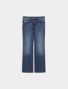 iBlue Marylinpowe Bootcut Jeans in Blue