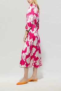 Luisa Cerano Maxi Dress with Floral Print