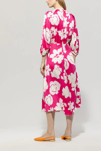 Luisa Cerano Maxi Dress with Floral Print