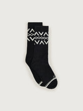 Load image into Gallery viewer, Varley Chadwick Fairisle Socks in Black/Egret
