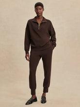 Load image into Gallery viewer, Varley Hawley Half-Zip Sweater in Coffee Bean
