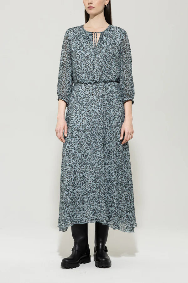 Luisa Cerano Animal Print Dress