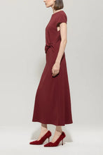 Load image into Gallery viewer, Luisa Cerano Dress with Drape Detail
