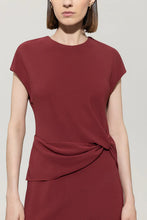 Load image into Gallery viewer, Luisa Cerano Dress with Drape Detail
