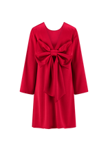 Load image into Gallery viewer, Riani Dress with Back Cut-Out and Bow
