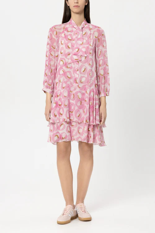 Luisa Cerano Boho Dress with Retro Print
