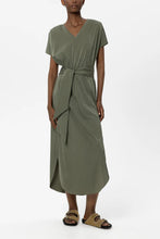 Load image into Gallery viewer, Luisa Cerano Softshell Dress in Khaki
