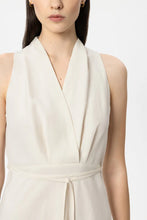 Load image into Gallery viewer, Luisa Cerano Linen Blend Midi Dress in Milk
