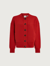 Load image into Gallery viewer, Varley Olwen Button Front Sweat in Red Marl
