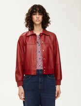 Load image into Gallery viewer, iBlue Sbarra Leather Jacket in Red

